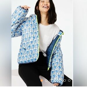 Roller Rabbit Reversible Puffer Jacket! Like New!